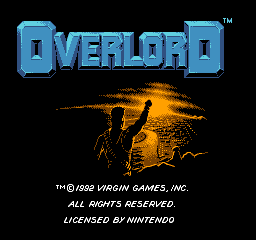 Overlord (USA) Title Screen